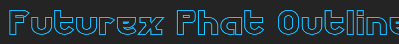 Futurex Phat Outline font